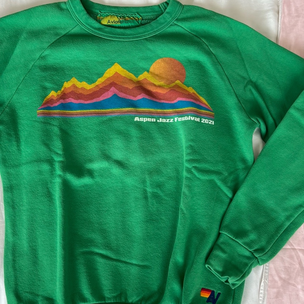Aviator Nation Crew Neck Jazz Aspen